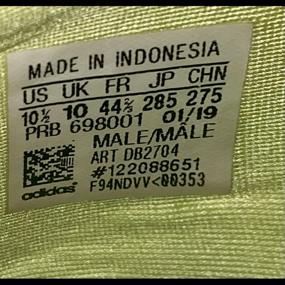 Adidas Mens Swift Run “ Hi-Res Yellow” - Picture 6 of 8